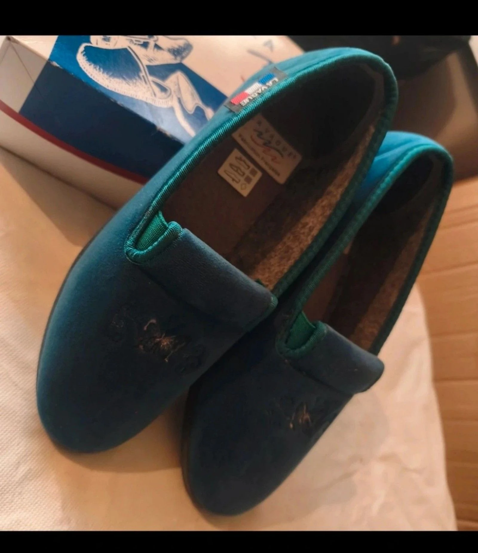 Zapatillas de casa La Vague - Nuevas - Talla 36 - Hechas en Francia – photo 13